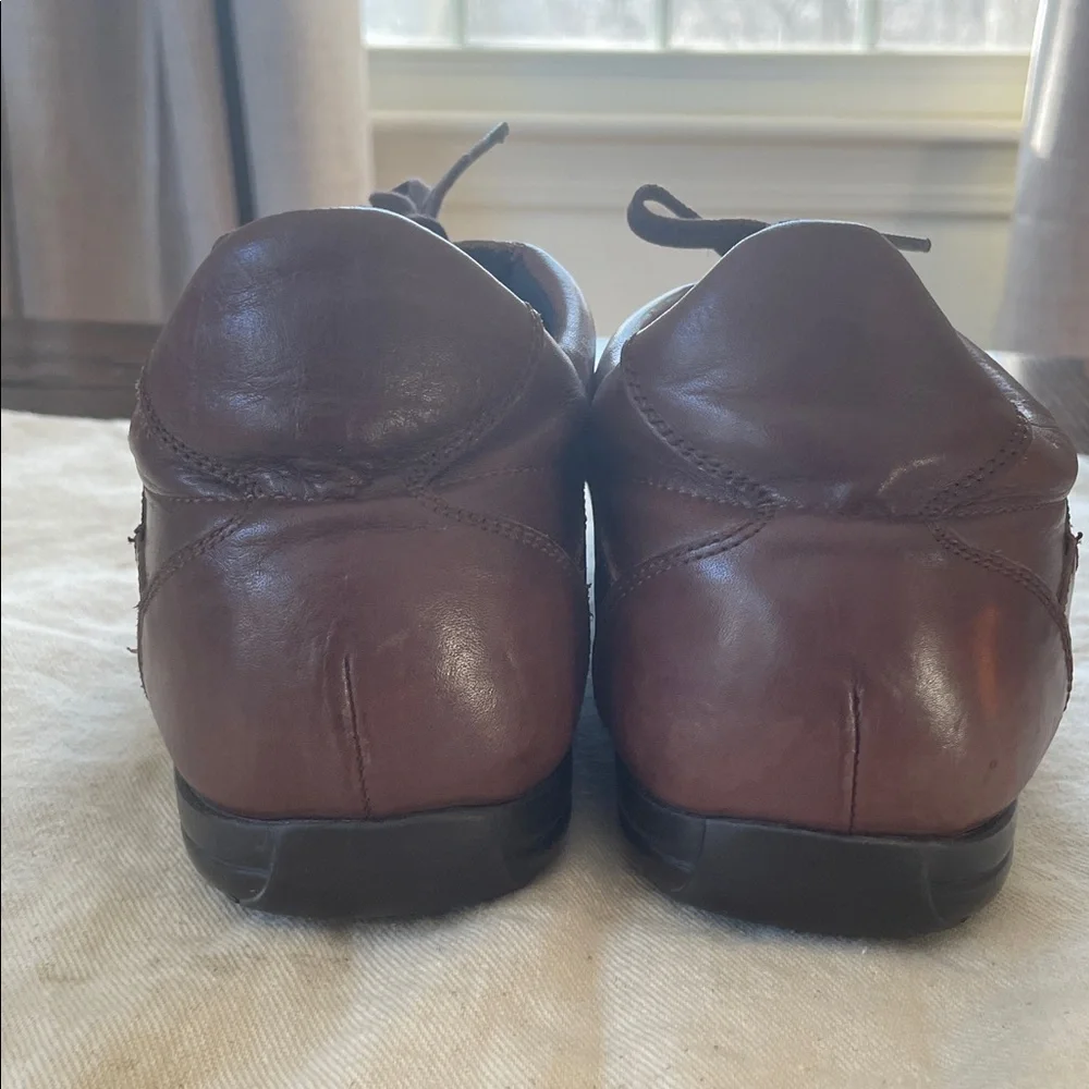 Prada Montecarlo Re-Edition 2005 Brown Leather Unisex Sneakers - Picture 6 of 12